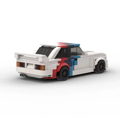 MOC Technical M3 E30 455Pcs Racing Sportscar Vehicle Speed Champion Racer Building Blocks Brick Creative Garage Toys for Boys