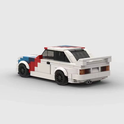 MOC Technical M3 E30 455Pcs Racing Sportscar Vehicle Speed Champion Racer Building Blocks Brick Creative Garage Toys for Boys